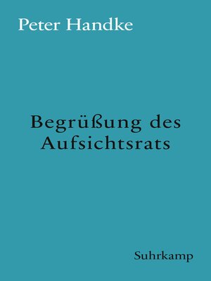 cover image of Begrüßung des Aufsichtsrats